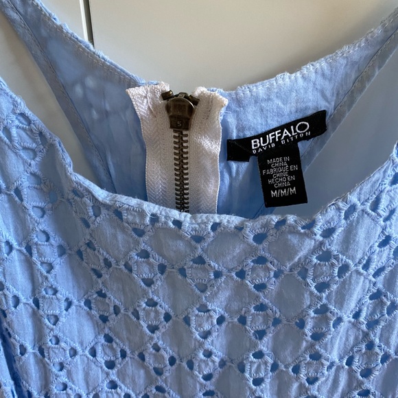 buffalo david bitton blue cutout mini dress - Picture 4 of 4